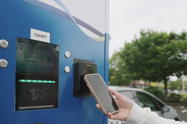 EV charging being paid for